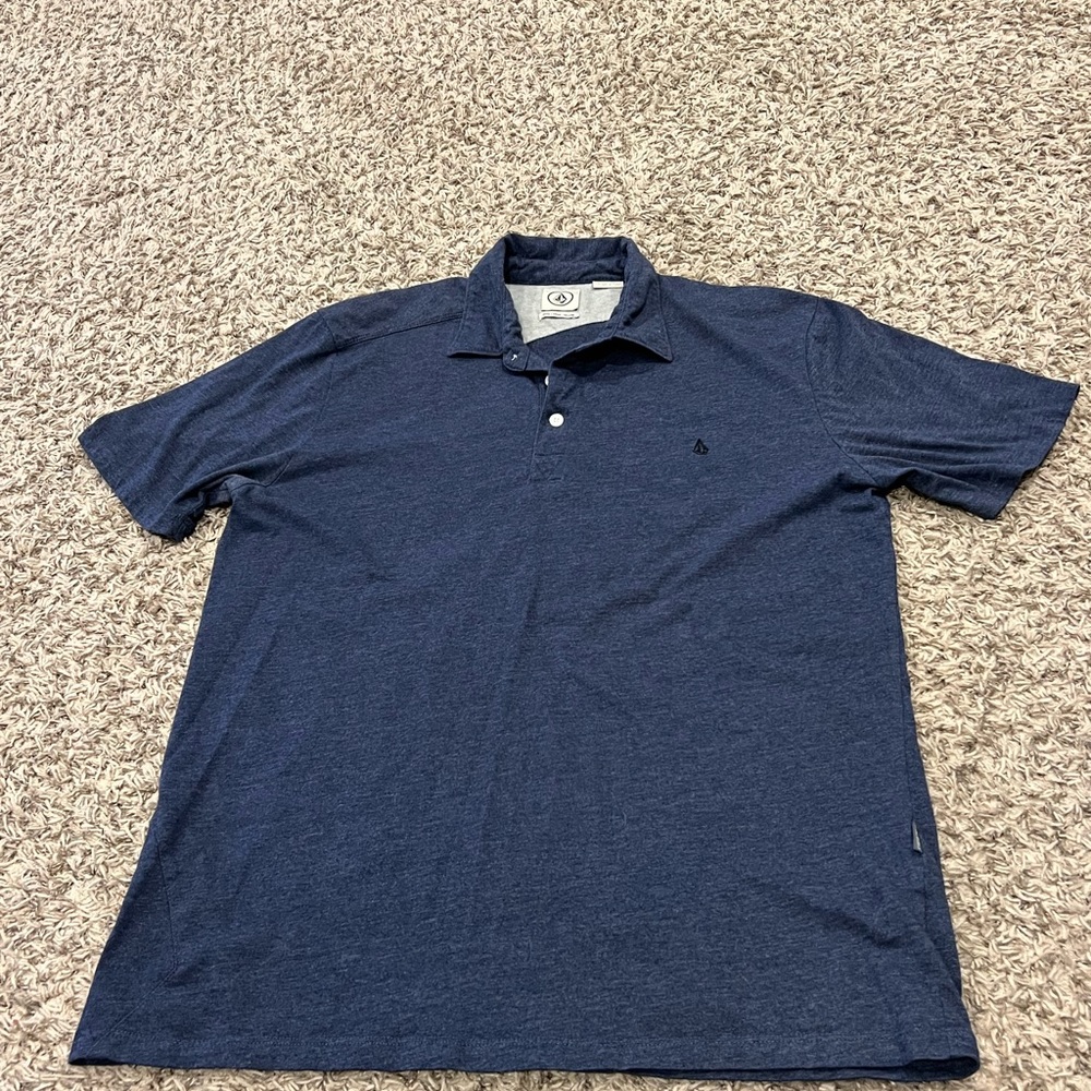 Volcom Navy Polo Shirt large